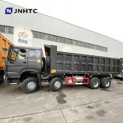Schwarze Hochleistungsräder 420hp Sinotruk Tipper Truck New Model des Kipplaster-12