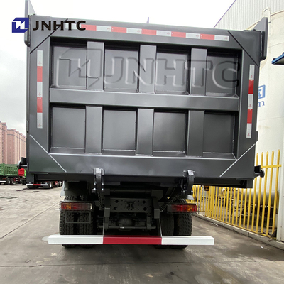 Schwarze Hochleistungsräder 420hp Sinotruk Tipper Truck New Model des Kipplaster-12