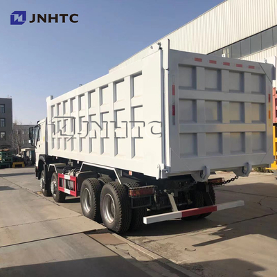Räder Sinotruk Howo Benz White Dump Truck 50T 12 rechter Antriebs-neues Modell