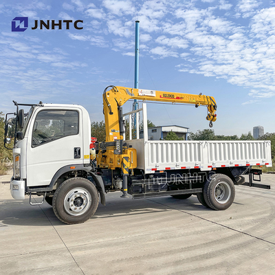 6 Tonnen Kranichtruck 4x2 6 Räder Traktor mit Geraden Arm Kranichtruck HOWO Leichtlastwagen 3-8 Tonnen