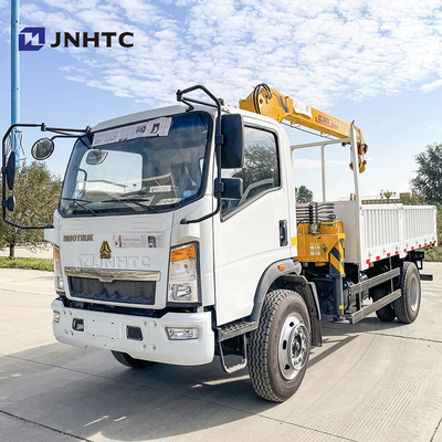 6 Tonnen Kranichtruck 4x2 6 Räder Traktor mit Geraden Arm Kranichtruck HOWO Leichtlastwagen 3-8 Tonnen