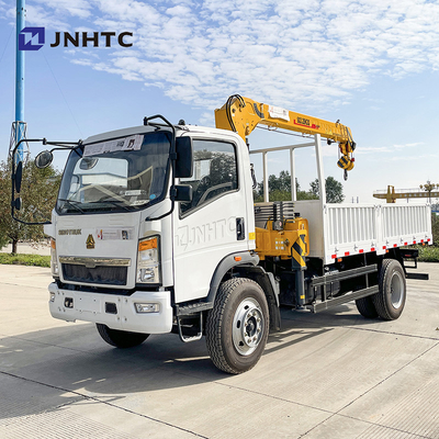 6 Tonnen Kranichtruck 4x2 6 Räder Traktor mit Geraden Arm Kranichtruck HOWO Leichtlastwagen 3-8 Tonnen