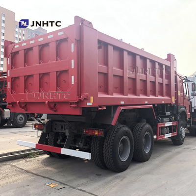Kipplaster der rote Farbe336hp Sinotruk Howo mit 10 Rädern und Kapazität 18m3