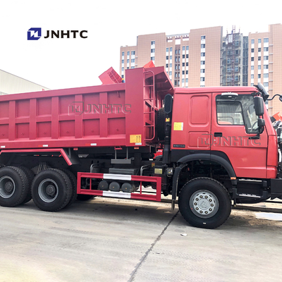 Kipplaster der rote Farbe336hp Sinotruk Howo mit 10 Rädern und Kapazität 18m3