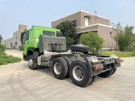 Euro2 LHD Sinotruk Howo 10 dreht der 371 Pferdestärken-Sattelzug-LKW 50 Tonne