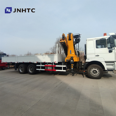 Shacman 8x4 F3000 12 Tonnen LKW-brachte gerades Rad des Armes 12 des Kranes 4 an