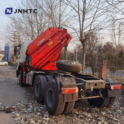 Räder 371hp 8 Ton Telescopic Crane Truck Sinotruk HOWO 6x4 40t 10
