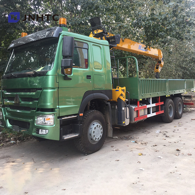 10 Räder 371hp 10 Ton Straight Arm Crane Truck Sinotruk HOWO 6x4