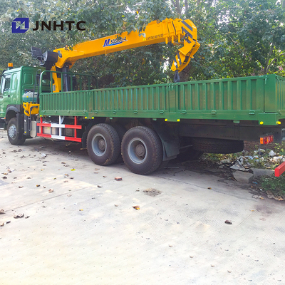 10 Räder 371hp 10 Ton Straight Arm Crane Truck Sinotruk HOWO 6x4