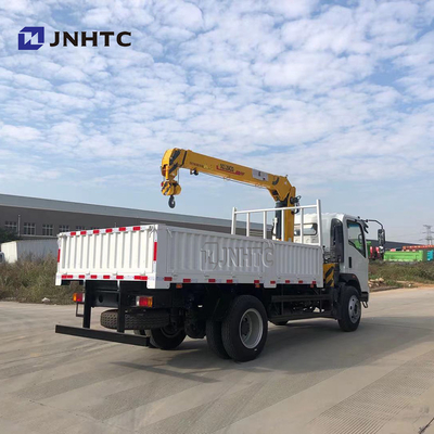 Flacheisen-Fracht-LKW brachte Crane Sinotruk HOWO 4x4 aller Rad-Antrieb an