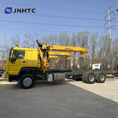Räder 12 Ton Straight Arm Sinotruk Crane Boom Truck 6x4 10