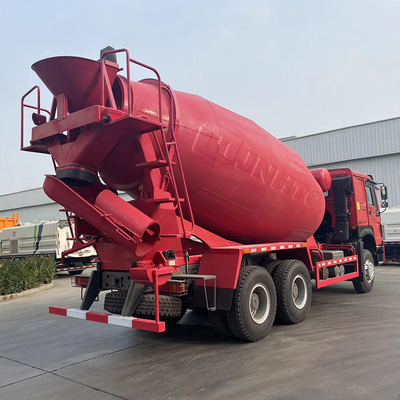 10 konkreter mischender LKW 6x4 der Rad-SINOTRUK HOWO rot