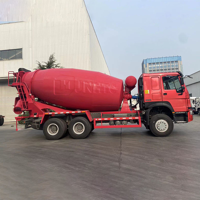 10 konkreter mischender LKW 6x4 der Rad-SINOTRUK HOWO rot