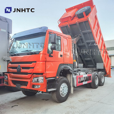 Emission 6x4 Sinotruk Howo 10 Wheeler Dump Truck 371hp Euro-II