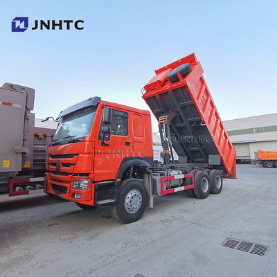 Emission 6x4 Sinotruk Howo 10 Wheeler Dump Truck 371hp Euro-II