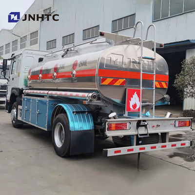 Tanklastzug 6 Rad-Aluminiumlegierung Sinotruk Howo 10000 Liter mit Zufuhr
