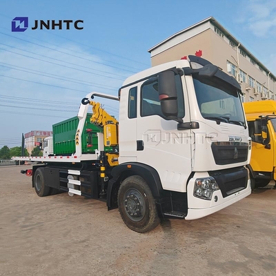 HOWO TX Kranwagen 320 PS 4X2 15 TON Ladung Montiert Wrecker LKW mit hydraulischen Geraden Boom Kranwagen