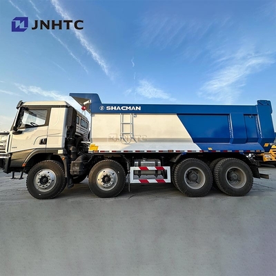 China Fabrik Shacman X5000 8X4 520PS 12-Rad Linkslenker-Muldenkipper