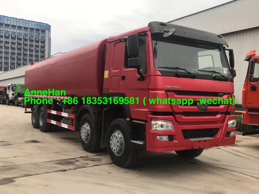 8x4 12 dreht Wasser-Behälter-Anhänger 371hp Sinotruk Howo7