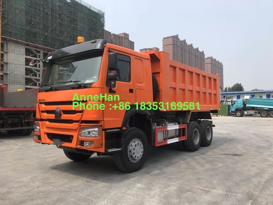Orange Hochleistungskipplaster 6x4 371hp 20M3 mit 10 Reifen